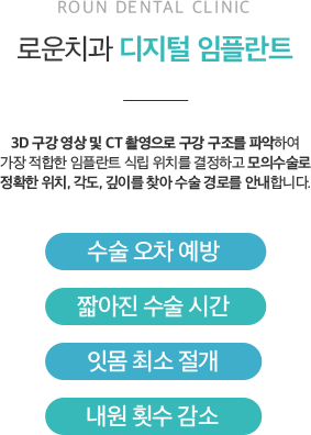 로운치과의 디지털 임플란트