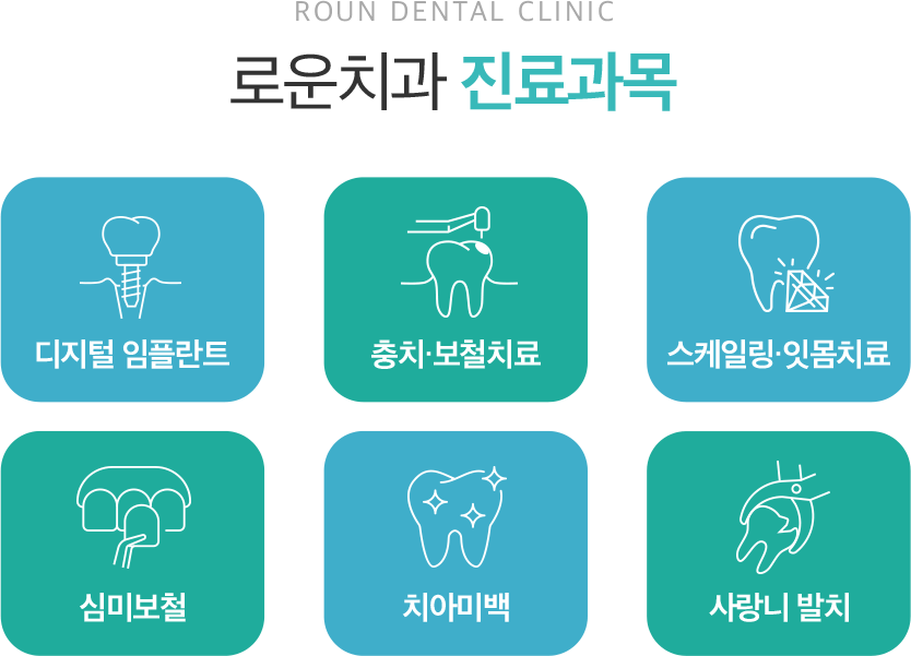 로운치과 진료과목